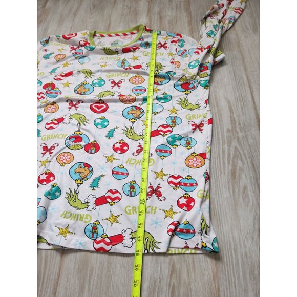 The Grinch Who Stole Christmas Holiday White & Green Pajama Top Unisex Adult XL - Picture 6 of 7